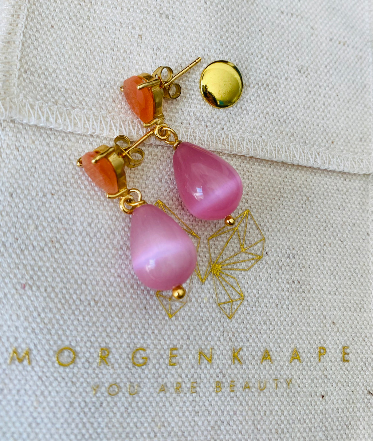 Dråpeformede øredobber