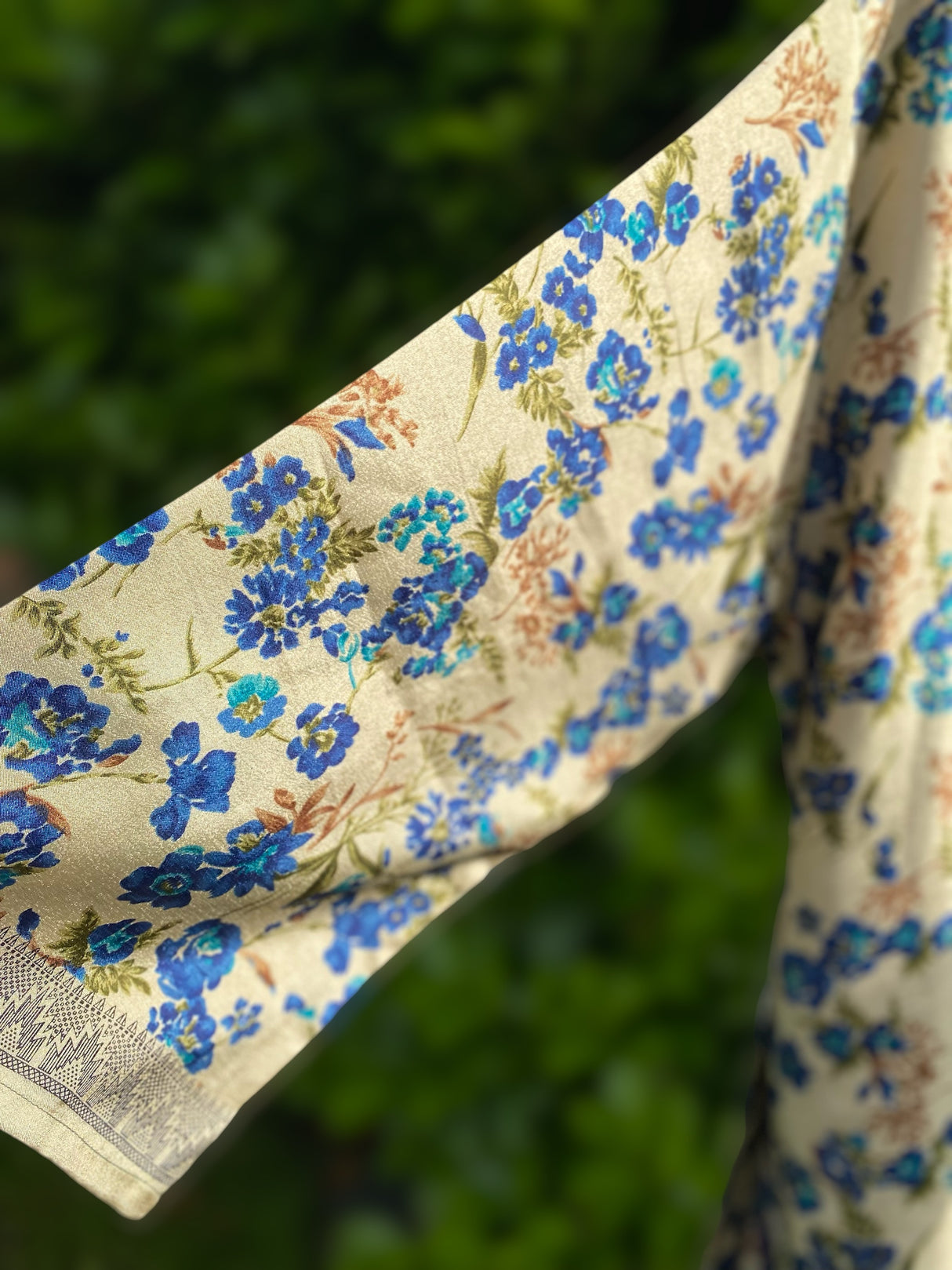 Vintage silke kimono - (Kun én av hver modell).