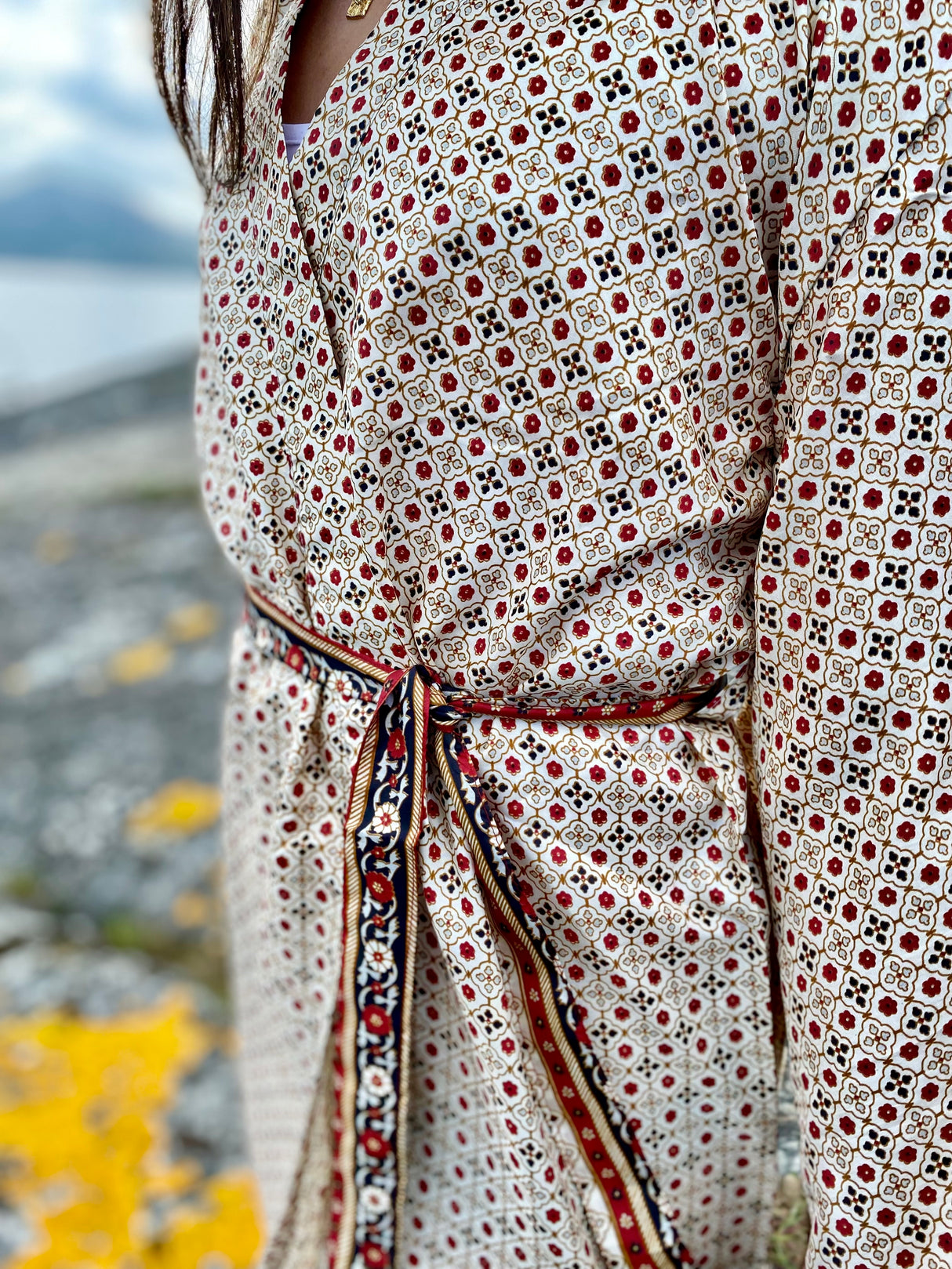 Vintage silke kimono - (Kun én av hver modell).